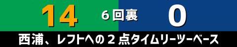 9月26日(日)　セ・リーグ公式戦「ヤクルトvs.中日」【試合結果、打席結果】　中日、0-16で敗戦…　投手陣は16失点、打線は神宮ヤクルト3連戦で3試合連続完封される…