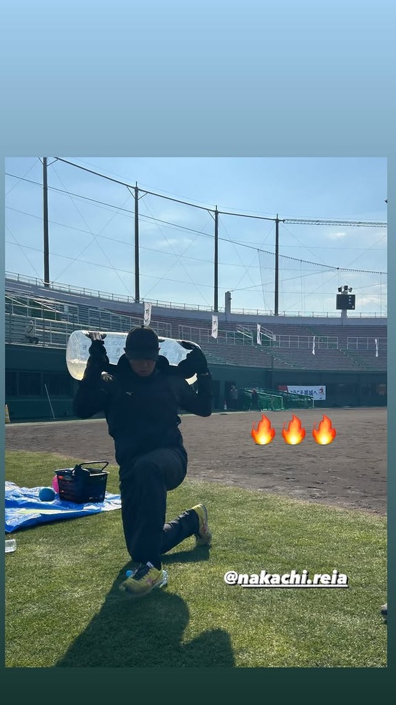 “柳塾”自主トレの様子