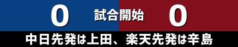 6月1日(水)　セ・パ交流戦「中日vs.楽天」【試合結果、打席結果】　中日、0-2で敗戦…　絶好のチャンスを作るもモノにできず、連勝ならず…