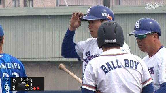 中日ドラフト4位・能戸輝夢、2安打マルチヒット！！！