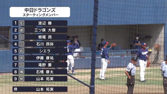 中日ドラフト1位・石川昂弥、あと少しでグランドスラムのフェンス最上段直撃タイムリーツーベースなど4打点の大活躍！【動画】