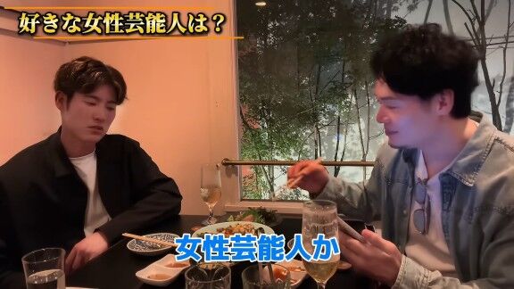 Q.好きな女性のタイプは? → 中日・上林誠知が回答