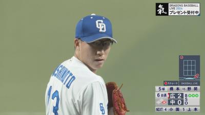 中日・橋本侑樹、メガネをかけ始める