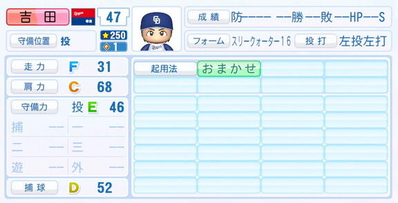 中日ドラフト2位・吉田聖弥、9月25日(木)『パワプロ2025』アップデートでの選手能力査定