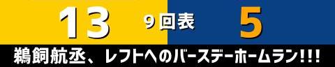 5月30日(火)　セ・パ交流戦「ソフトバンクvs.中日」【全打席結果速報】　ブライト健太、村松開人、鵜飼航丞らが出場！！！