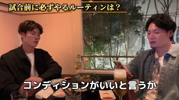 Q.試合前に必ずやるルーティンは？ → 中日・上林誠知が明かす