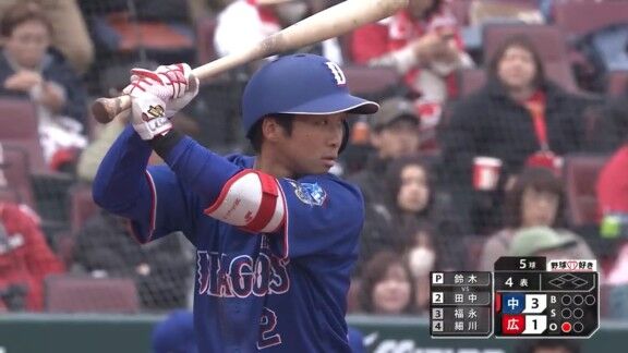 中日・田中幹也、今日も大活躍を見せて出番を終える！！！