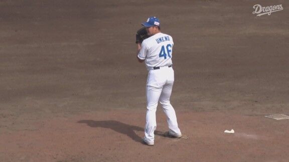中日・梅野雄吾、圧巻投球を見せる!!!