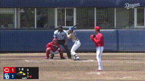 中日・石垣雅海、レフトへの勝ち越しタイムリーヒット！！！