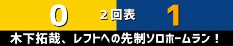 5月13日(木)　セ・リーグ公式戦「阪神vs.中日」【試合結果、打席結果】　中日、1-2で敗戦…チャンスであと1本が出ず、終盤に逆転を許す