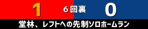 5月22日(日)　セ・リーグ公式戦「広島vs.中日」【試合結果、打席結果】　中日、0-1で敗戦…　先発・柳裕也が好投も打線が援護できず5連敗…