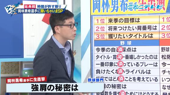 中日・岡林勇希選手のドラフト指名取材に菰野高校を訪れていたCBC・若狭敬一アナ、その時に高校時代の監督から頼まれたことが…？