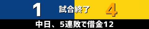 5月18日(木)　セ・リーグ公式戦「中日vs.阪神」【全打席結果速報】　福永裕基、村松開人、土田龍空らが出場！！！