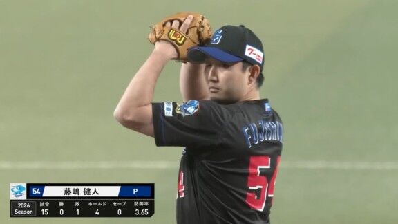 中日・藤嶋健人、好投を見せる
