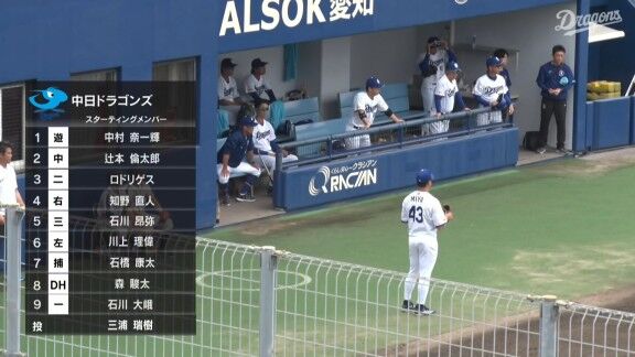 「どらごんず」「すわろーず」　中日ドラゴンズ2軍、スコアボードが特別表示に
