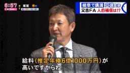 中日・立浪和義監督「もちろん（高橋純平投手は）リストにあがっていますけども彼がプロテクトから漏れるか分からないですから。例えば柳田選手とか外してもドラゴンズは獲れないと思われているかもしれないですよね、給料面が高いですからね」