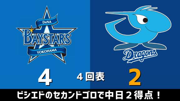 9月12日(土) セ・リーグ公式戦「DeNAvs.中日」 スコア速報