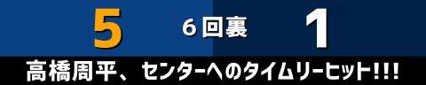 5月26日(木)　セ・パ交流戦「中日vs.西武」【試合結果、打席結果】　中日、6-3で勝利！　投打噛み合い快勝！！！連敗は7でストップ！！！