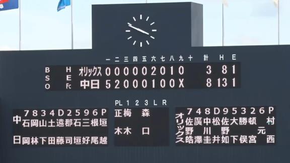 中日・岡林勇希「バッティングも大事ですけど、守備走塁面。球際に強くなれるように、これから練習していきたいと思います」