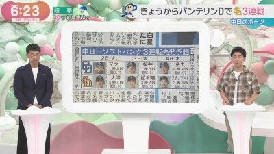 6月2日(火)からのセ・パ交流戦「中日vs.ソフトバンク」3連戦、両チームの先発予想6人