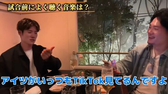 中日・上林誠知、「いつもTikTokを見て1人でニタニタしている」選手を明かす