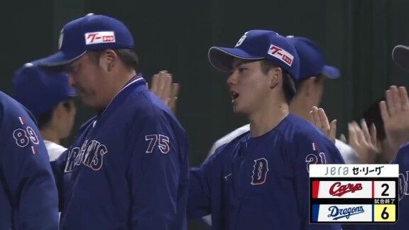 今季初勝利の中日・金丸夢斗がコメント