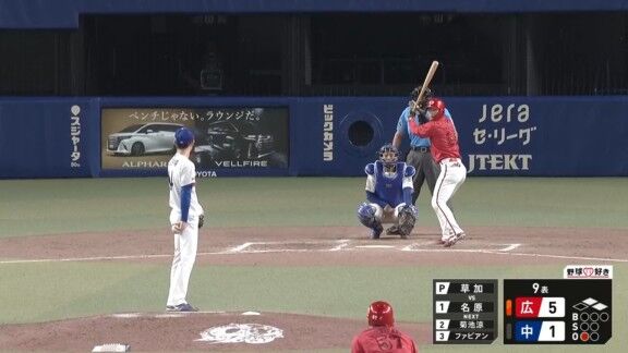 中日・草加勝、今日の登板結果