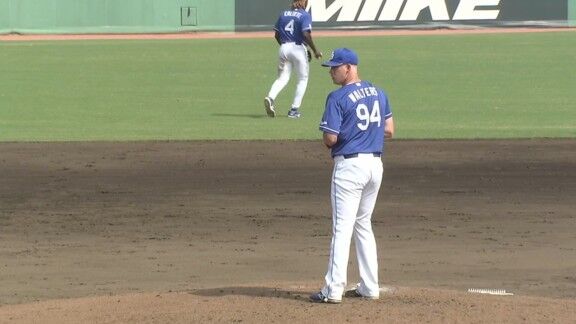 中日新助っ人・ウォルターズ、きっちり試合を締める!!!