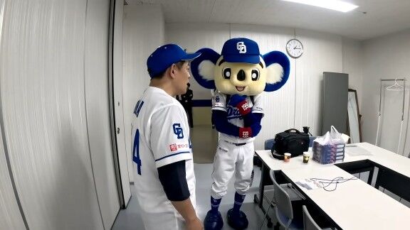 中日・井上一樹監督、大野雄大、ドアラ、石森大誠さんらも登場 井戸田潤さんの始球式裏側密着動画が公開される!!!