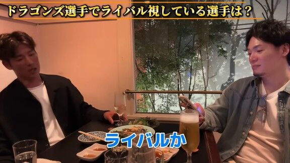 Q.ドラゴンズ選手でライバル視している選手は? → 中日・上林誠知の答えが…