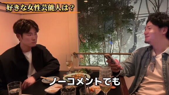 Q.好きな女性のタイプは? → 中日・上林誠知が回答