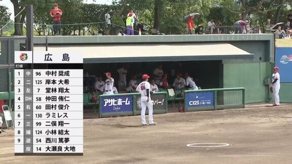 中日ドラゴンズ2軍、スタメン発表!!! 松木平優太が先発へ!!!