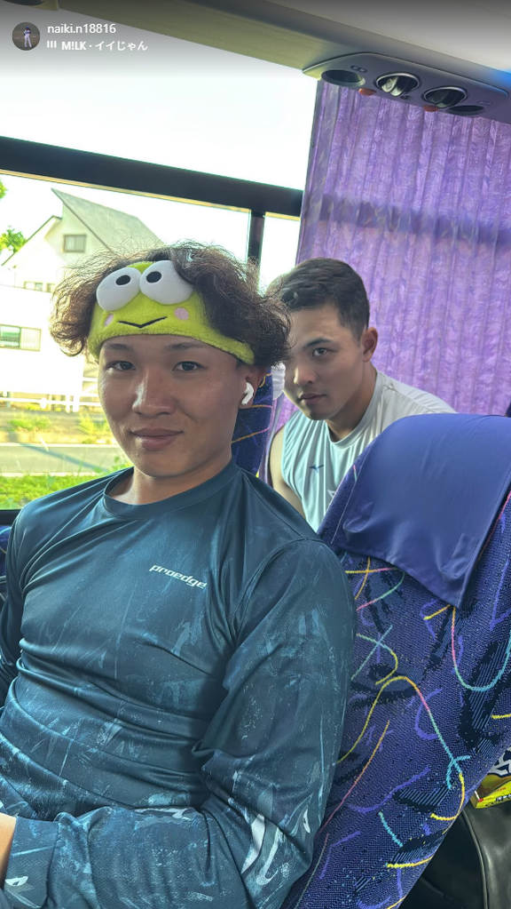 中日・中村奈一輝、今日も川上理偉＆石橋康太の写真を投稿する