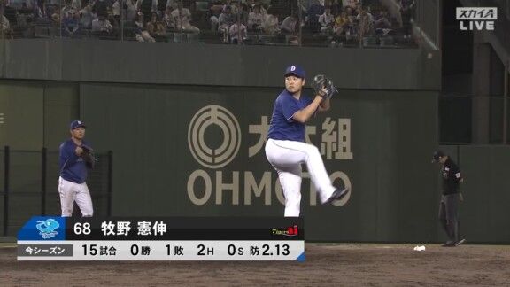 中日育成ドラフト1位・牧野憲伸が今日も無失点ピッチング