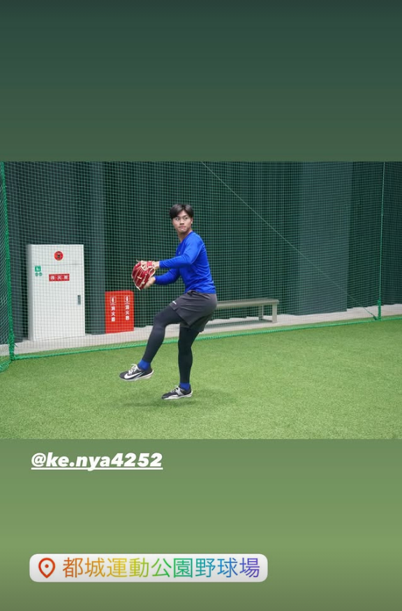 中日4選手が参加の“柳塾”自主トレ2日目の様子