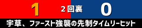 6月25日(金)　セ・リーグ公式戦「広島vs.中日」【試合結果、打席結果】　中日、6-3で勝利！　一時は同点に追いつかれるも主砲の一発で突き放す！！！