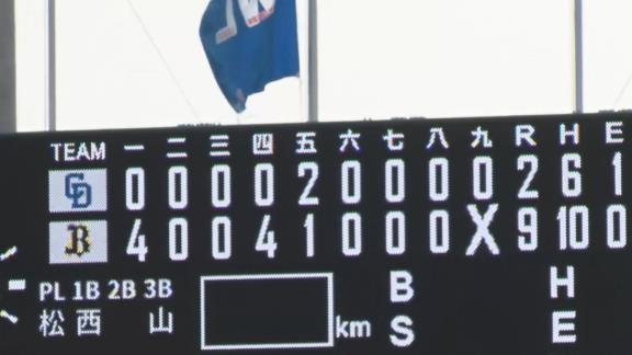 3月19日(金)　ファーム開幕戦「オリックスvs.中日」【試合結果、打席結果】　中日2軍、2-9で敗戦…開幕戦を勝利で飾れず