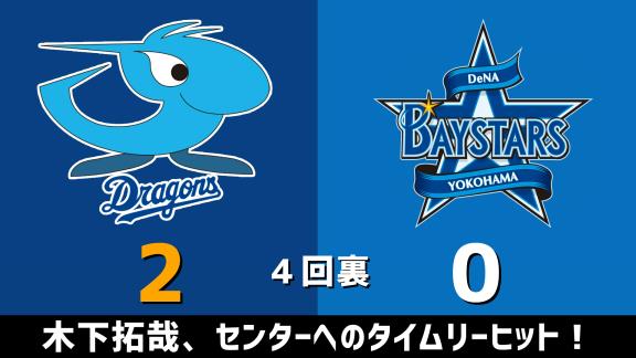11月4日(水) セ・リーグ公式戦「中日vs.DeNA」 スコア速報