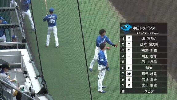 中日・鵜飼航丞、特大の先制2ランアーチ!!! バースデーホームラン!!!【動画】