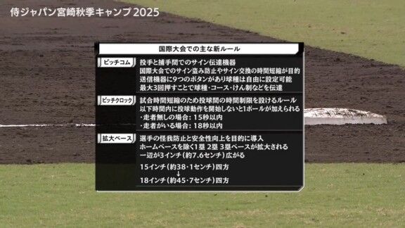 侍ジャパン、国際大会で新たに使用される『拡大ベース』　これまでのベースとの比較