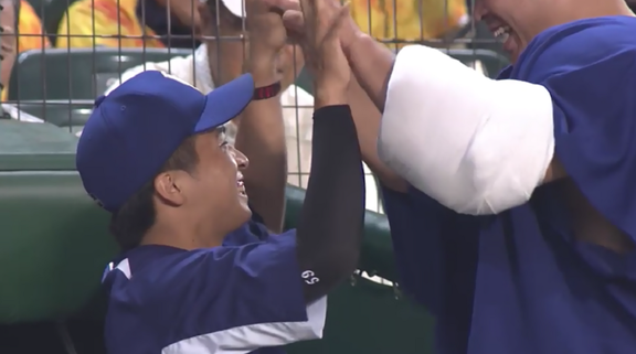 中日・山本拓実投手、プロ初勝利の瞬間!!!
