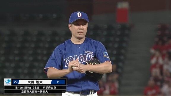 中日・大野雄大、井上一樹監督の辞任について…