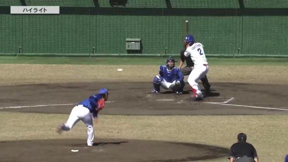 中日・石川昂弥、フェニックス・リーグ合流後3本目となるタイムリーツーベースヒットを放つ！！！【動画】