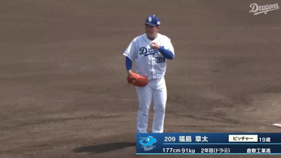 中日・福島章太投手、めちゃくちゃ球速が出るようになる