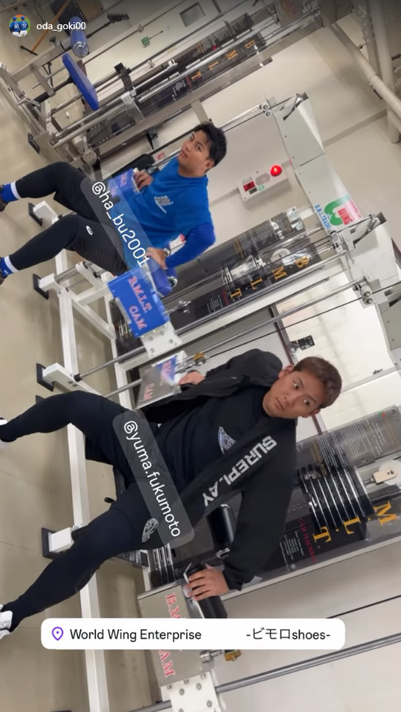 中日選手複数人が『ワールドウィング』を訪れる