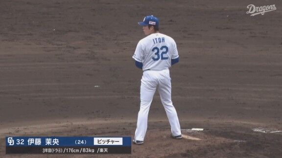 中日・伊藤茉央、無失点ピッチングで試合を締める