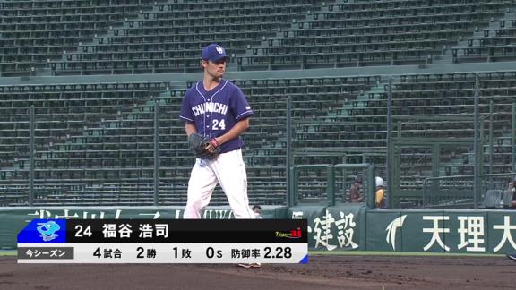 中日・福谷浩司、3被弾6失点で敗戦投手に…　5回までは好投を見せるが…「郡司のリードに応えきれませんでした」　与田監督「善しあしがはっきり出た」【投球結果】