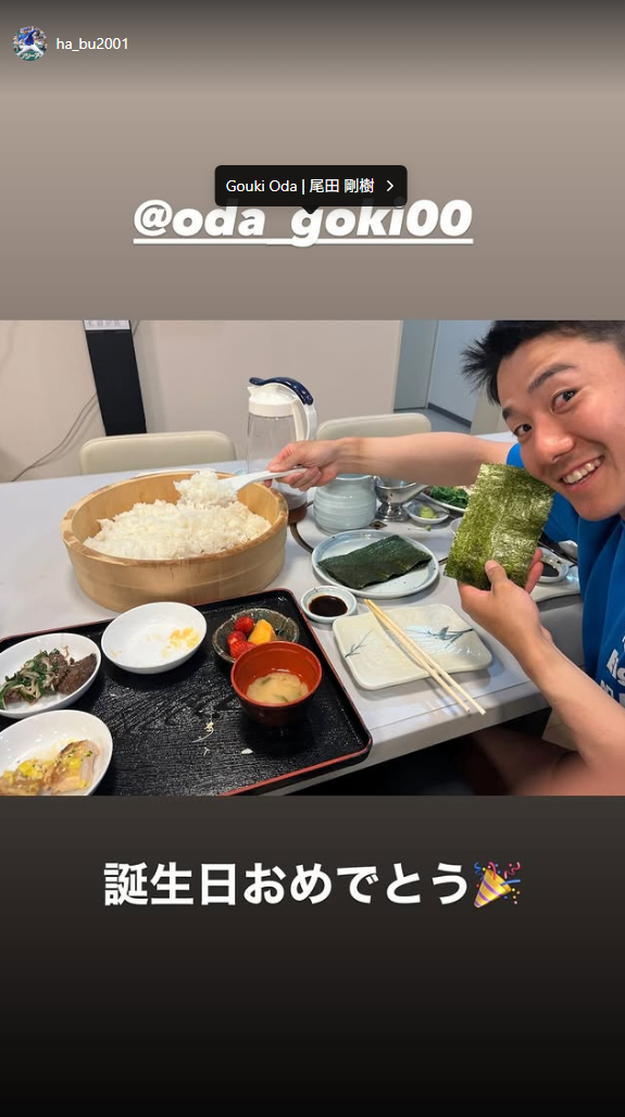 中日・土生翔太「誕生日おめでとう」