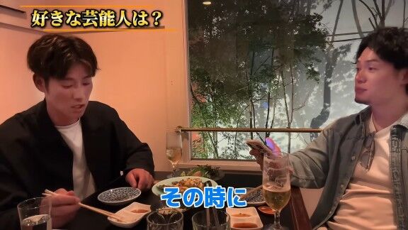 Q.好きな芸能人は？ → 中日・上林誠知が名前を挙げたのが…