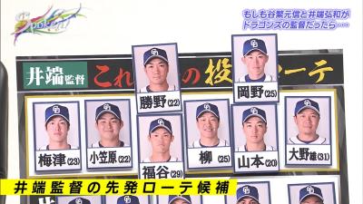 井端弘和さんが期待する先発投手とは？「今までと全く違うピッチング」